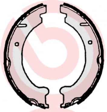 Rankinio stabdžio kaladėlių komplektas — BREMBO S 86 509