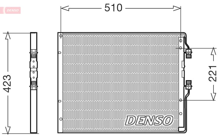 Oro kondicionieriaus kondensatorius — DENSO DCN12101