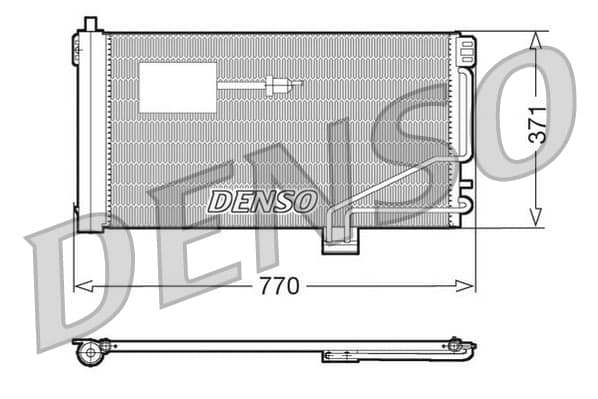 Oro kondicionieriaus kondensatorius — DENSO DCN17015