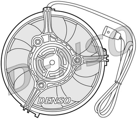 DENSO Radiatoriaus ventiliatorius