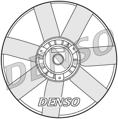DENSO DER32005 Radiatoriaus ventiliatorius