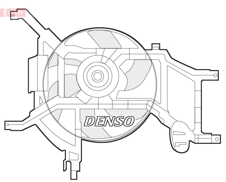 DENSO Radiatoriaus ventiliatorius