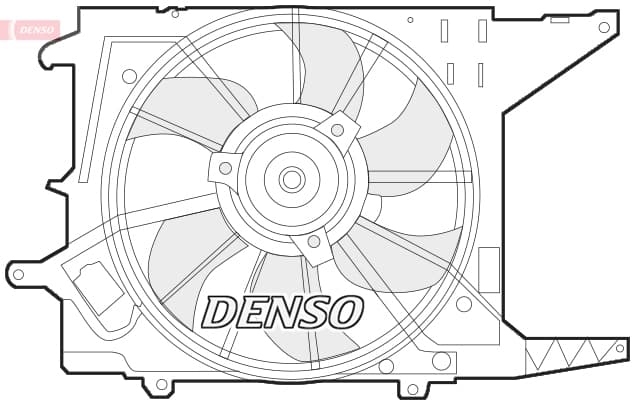 DENSO DER37003 Radiatoriaus ventiliatorius