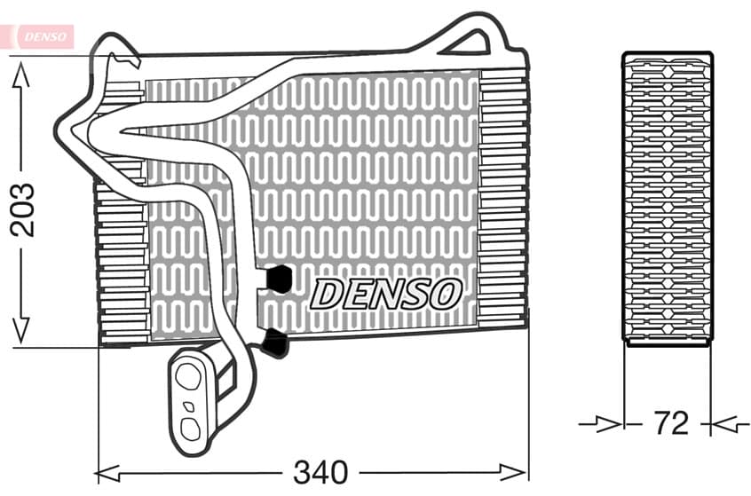DENSO DEV02002 Oro kondicionieriaus garintuvas