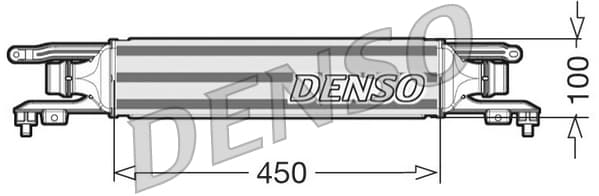 DENSO DIT20002 Tarpinis oro aušintuvas