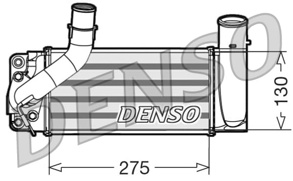 Tarpinis oro aušintuvas — DENSO DIT50007