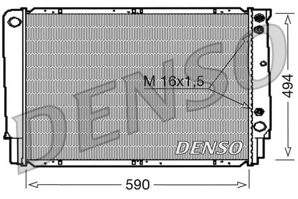 DENSO DRM33053 Variklio aušinimo radiatorius