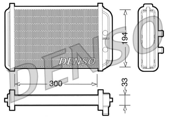 Salono šildymo pečiukas — DENSO DRR09033
