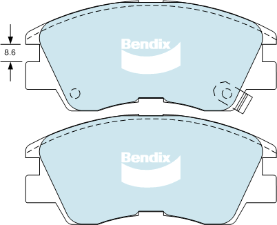 Brake pad set image