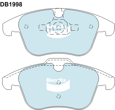 Brake pad set image