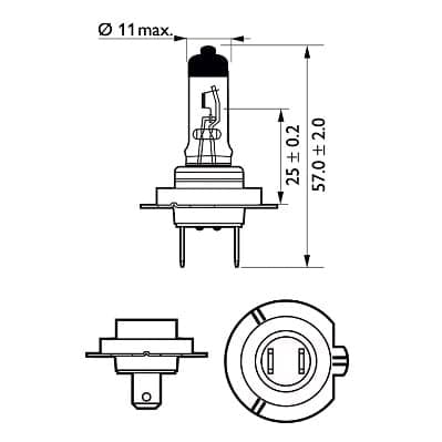 PHILIPS 12972PRC1 Prožektorius Lemputė