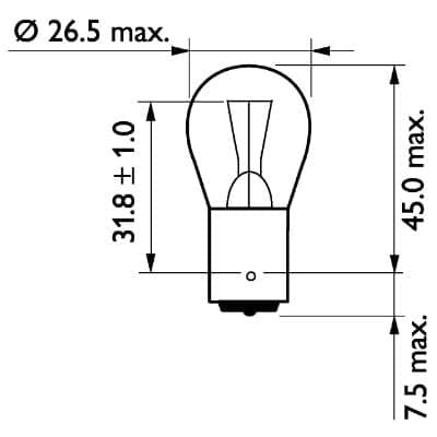 Lemputė, indikatorius — PHILIPS 13498CP