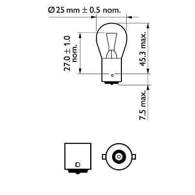 PHILIPS 12445CP Lemputė
