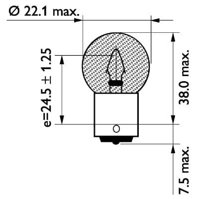 PHILIPS 13401CP Lemputė