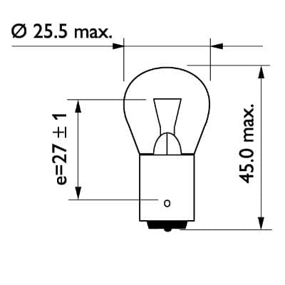 PHILIPS 13445CP Lemputė