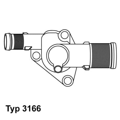 BorgWarner (Wahler) 3166.89D Termostatas