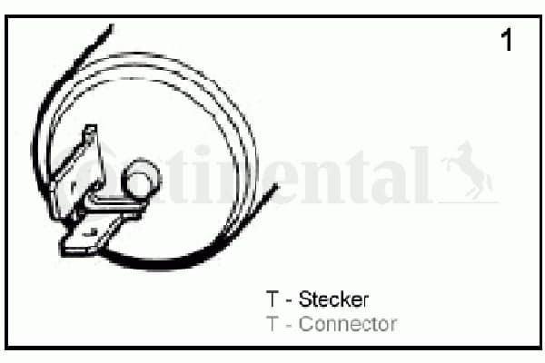 Vandens siurblys, priekinio stiklo plovimas — CONTINENTAL/VDO 246-083-001-004Z