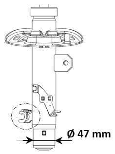 KYB 3338012 Amortizatorius