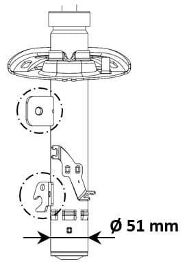 KYB 3338055 Amortizatorius