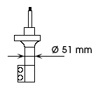 Amortizatorius — KYB 634036