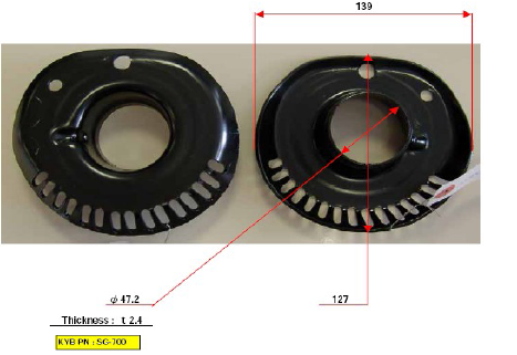 KYB SG-700 Spyruoklės dangtelis