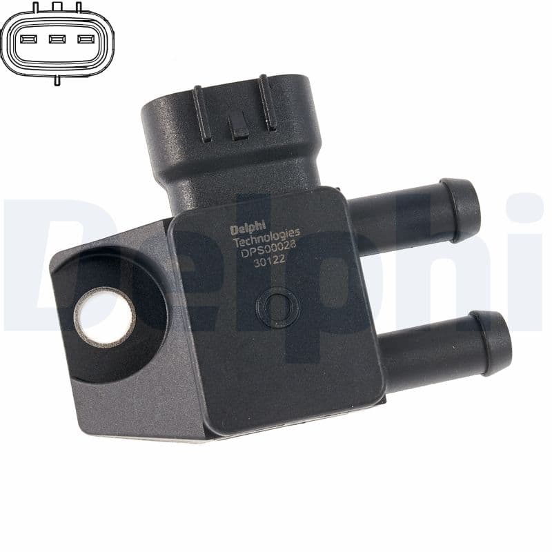 DELPHI DPS00028-12B1 Išmetimo slėgis jutiklis