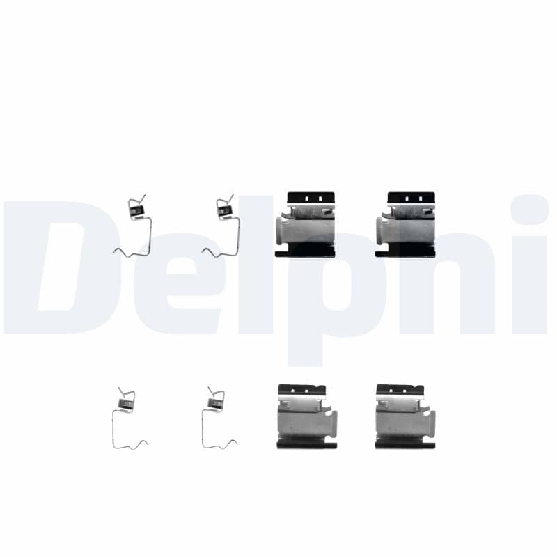 Diskinių stabdžių kaladėlių priedų komplektas — DELPHI LX0313