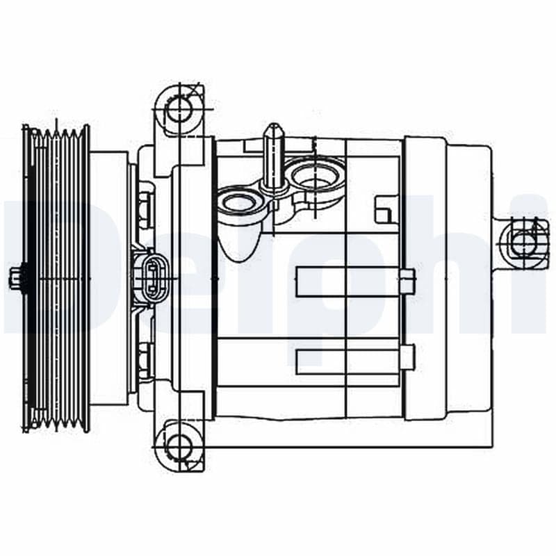 Oro kondicionieriaus kompresorius — DELPHI TSP0155984