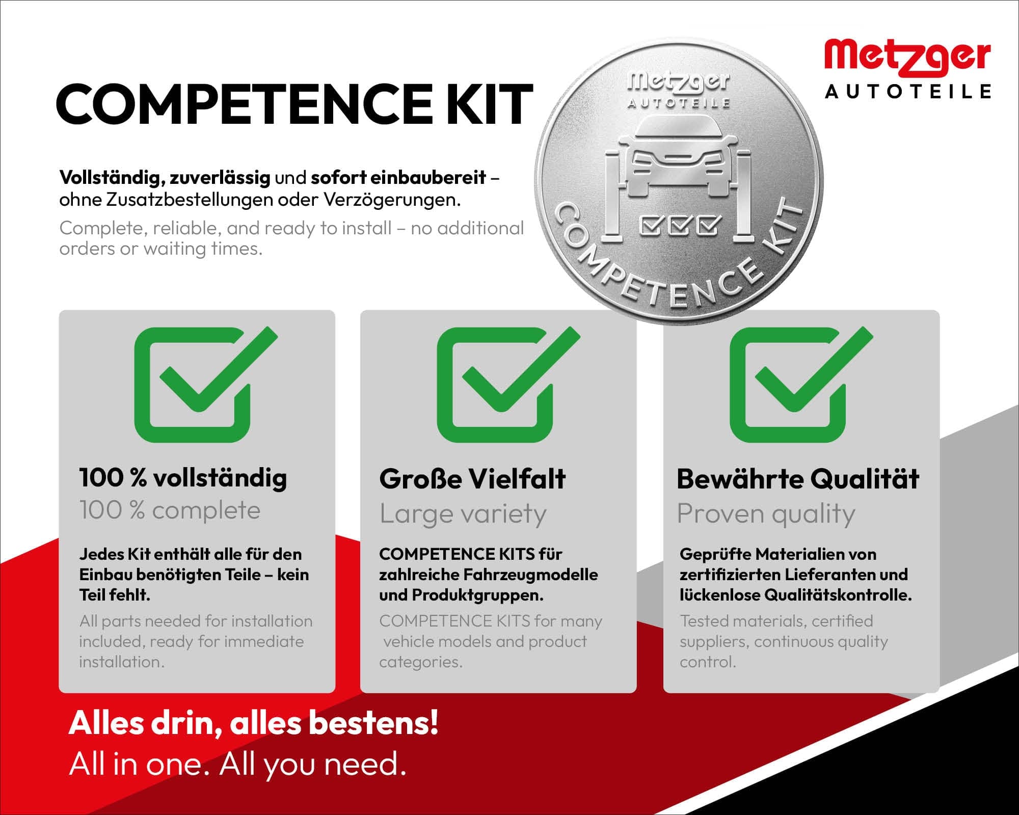 METZGER AUTOTEILE Šarnyras