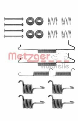 METZGER AUTOTEILE 105-0649 Būgninių stabdžių kaladėlių priedų komplektas
