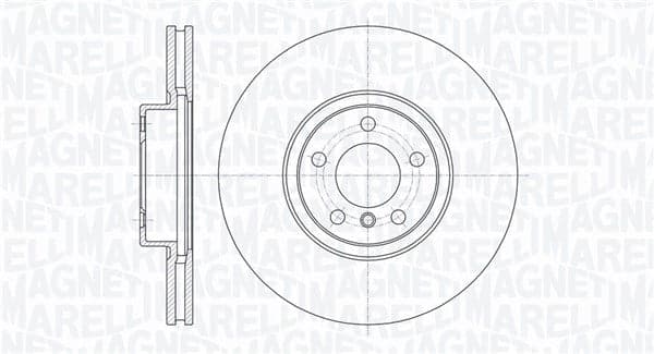MAGNETI MARELLI 361302040761 Stabdžių diskas