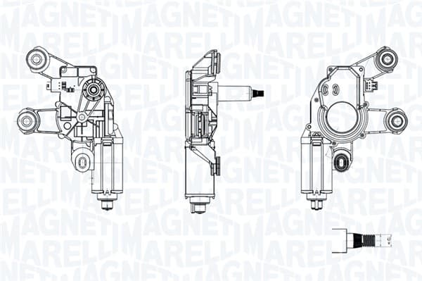 MAGNETI MARELLI 064342004010 Valytuvo variklis