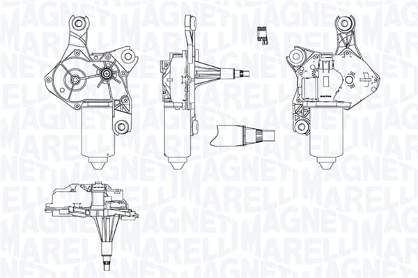 MAGNETI MARELLI 064070300010 Valytuvo variklis