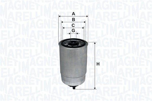 Kuro filtras — MAGNETI MARELLI 152071758006