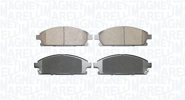 Stabdžių kaladėlių komplektas — MAGNETI MARELLI 363916061147
