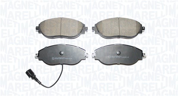 Stabdžių kaladėlių komplektas — MAGNETI MARELLI 363916061168