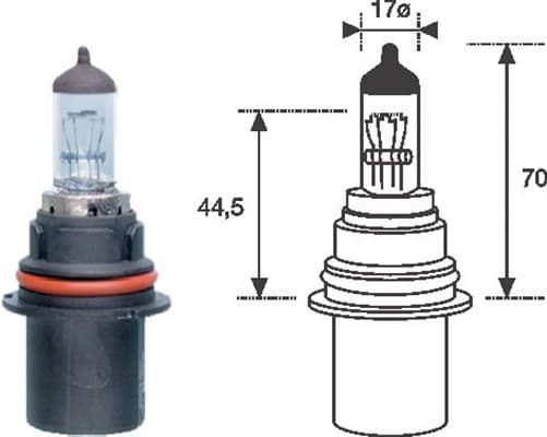 MAGNETI MARELLI 002555200000 Prožektorius Lemputė