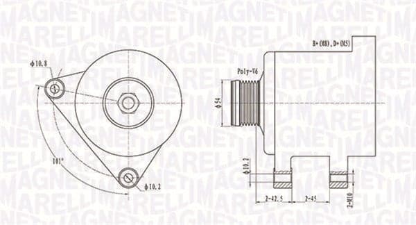 Generatorius — MAGNETI MARELLI 063731553010