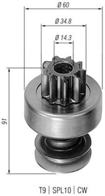 Krumpliaratis, starteris — MAGNETI MARELLI 940113020204