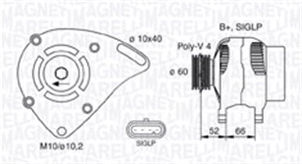Generatorius — MAGNETI MARELLI 063731253010