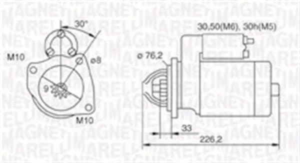Starteris — MAGNETI MARELLI 063721067010