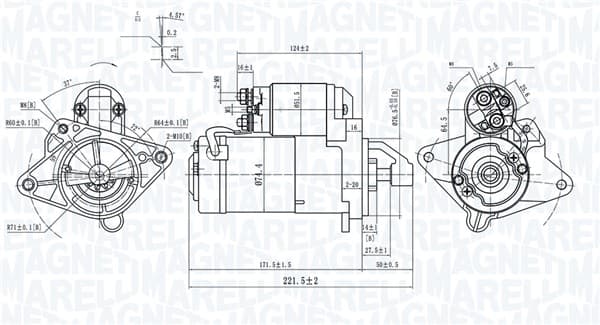 Starteris — MAGNETI MARELLI 063721415010