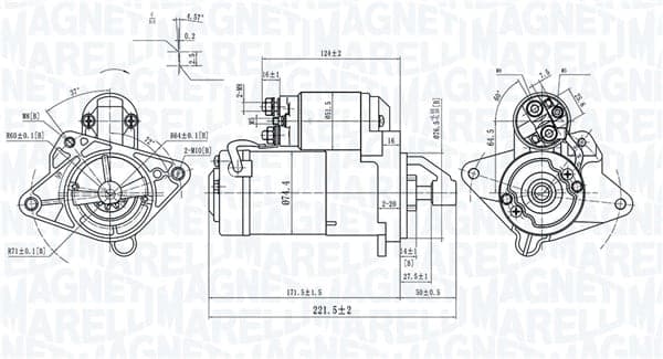 Starteris — MAGNETI MARELLI 063728021810