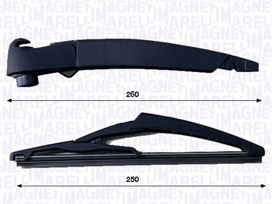 MAGNETI MARELLI 000723180471 Stiklų valymui valytuvo svirčių rinkinys