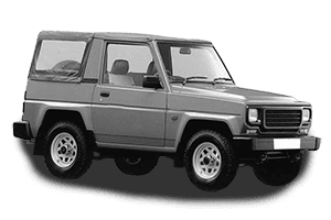 Daihatsu ROCKY Soft Top F7 F8