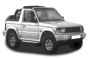 Mitsubishi PAJERO II Canvas Top V2 C V4 C