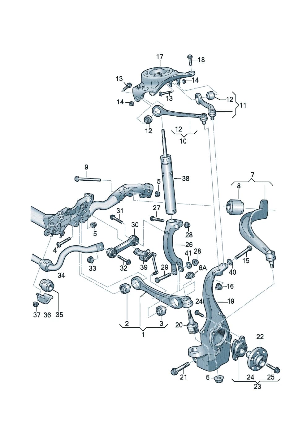 front wishbone link D >> - 07.02.2011 — A7 A7 Sportback (Type 4G8) (2011–2014) — front wishbone link Wheel bearing housing D >> - 15.08.2011