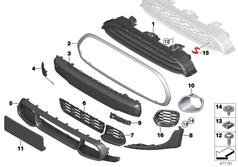 ECE — 51 Vehicle trim › 51_9307 Aerokit, trim panel, trim elements,front
