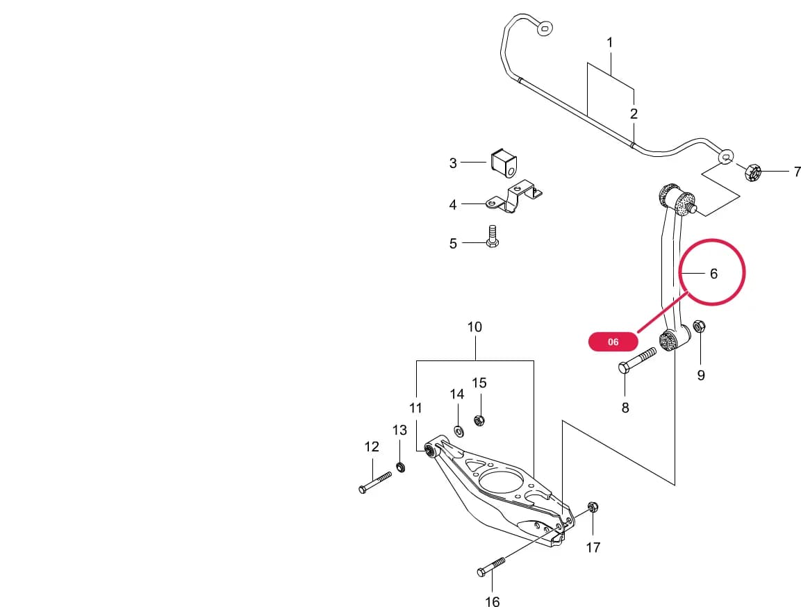 Stavic/Rodius — Chassis › 4510 REAR SUSPENSION